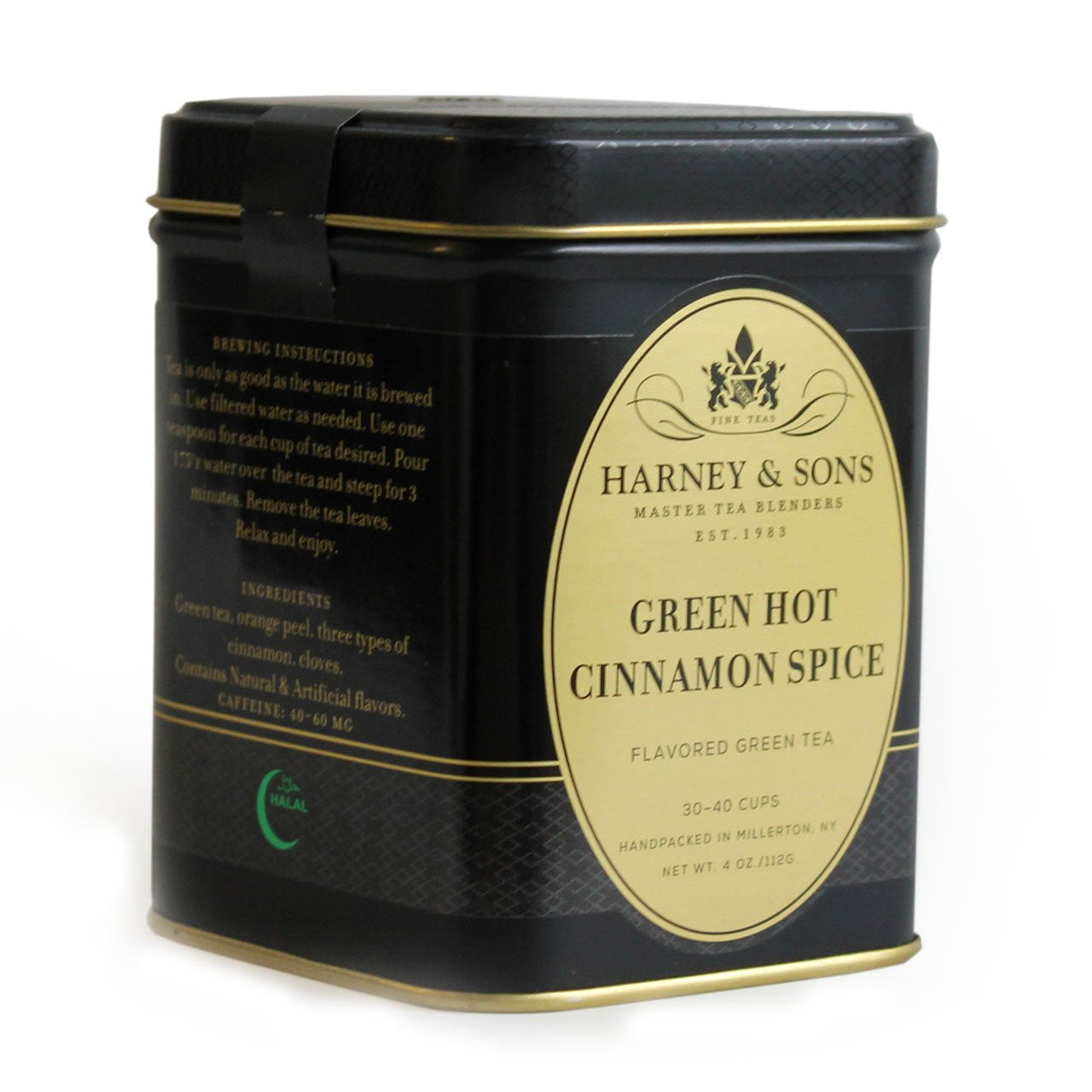 Harney and Sons Green Hot Cinnamon- Loose Leaf 4 Oz.