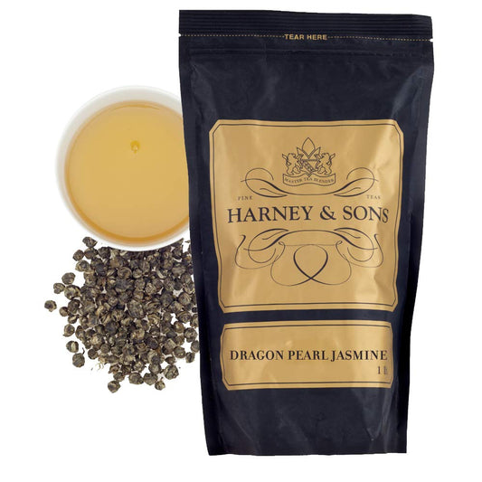 Dragon Pearl Jasmine | 16Oz Bag of Loose Leaf Dragon Pearl Jasmine Tea | Hand-Rolled Jasmine Pearls