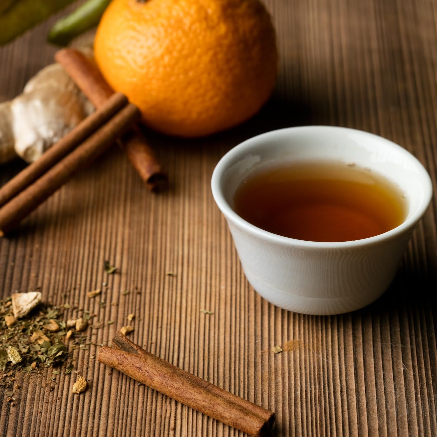 Decaffeinated Hot Cinnamon - Ceylon Black Tea with Three Types of Cinnamon, Orange Peel and Sweet Cloves - 50 Count Sachet Bag