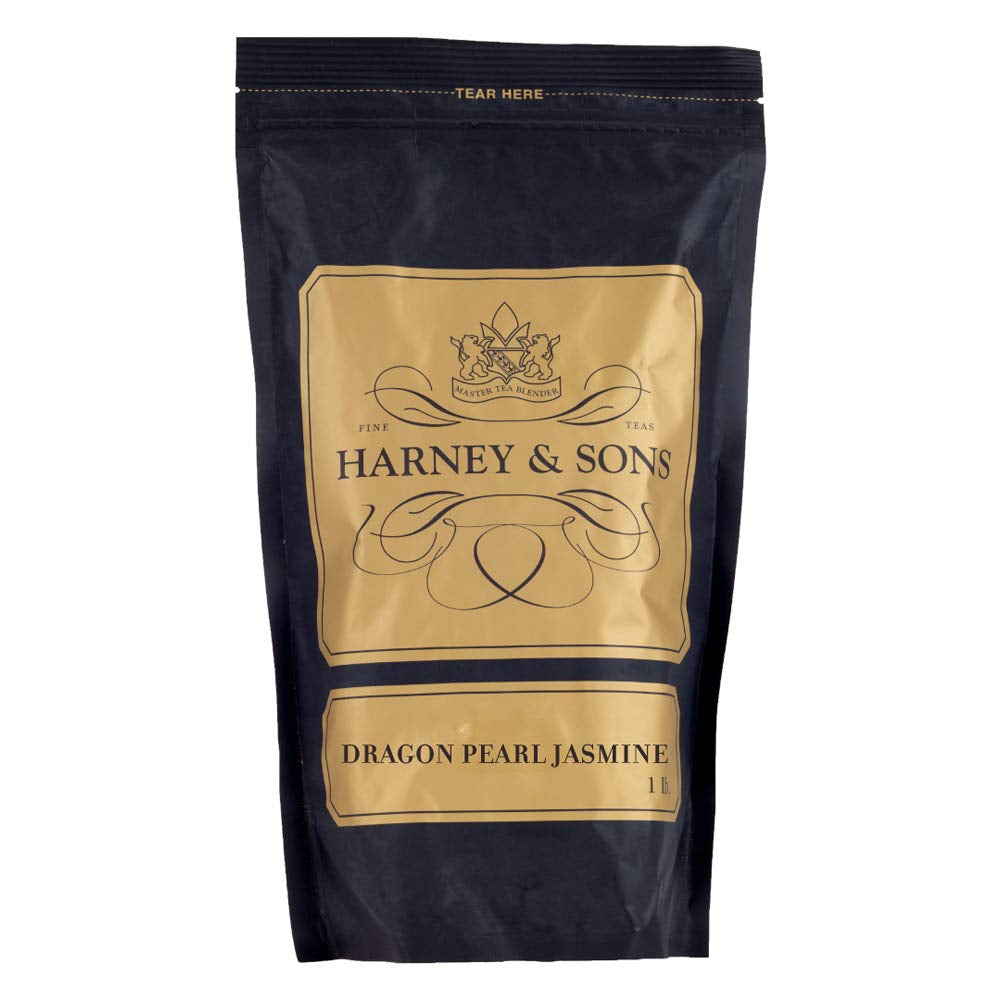 Dragon Pearl Jasmine | 16Oz Bag of Loose Leaf Dragon Pearl Jasmine Tea | Hand-Rolled Jasmine Pearls