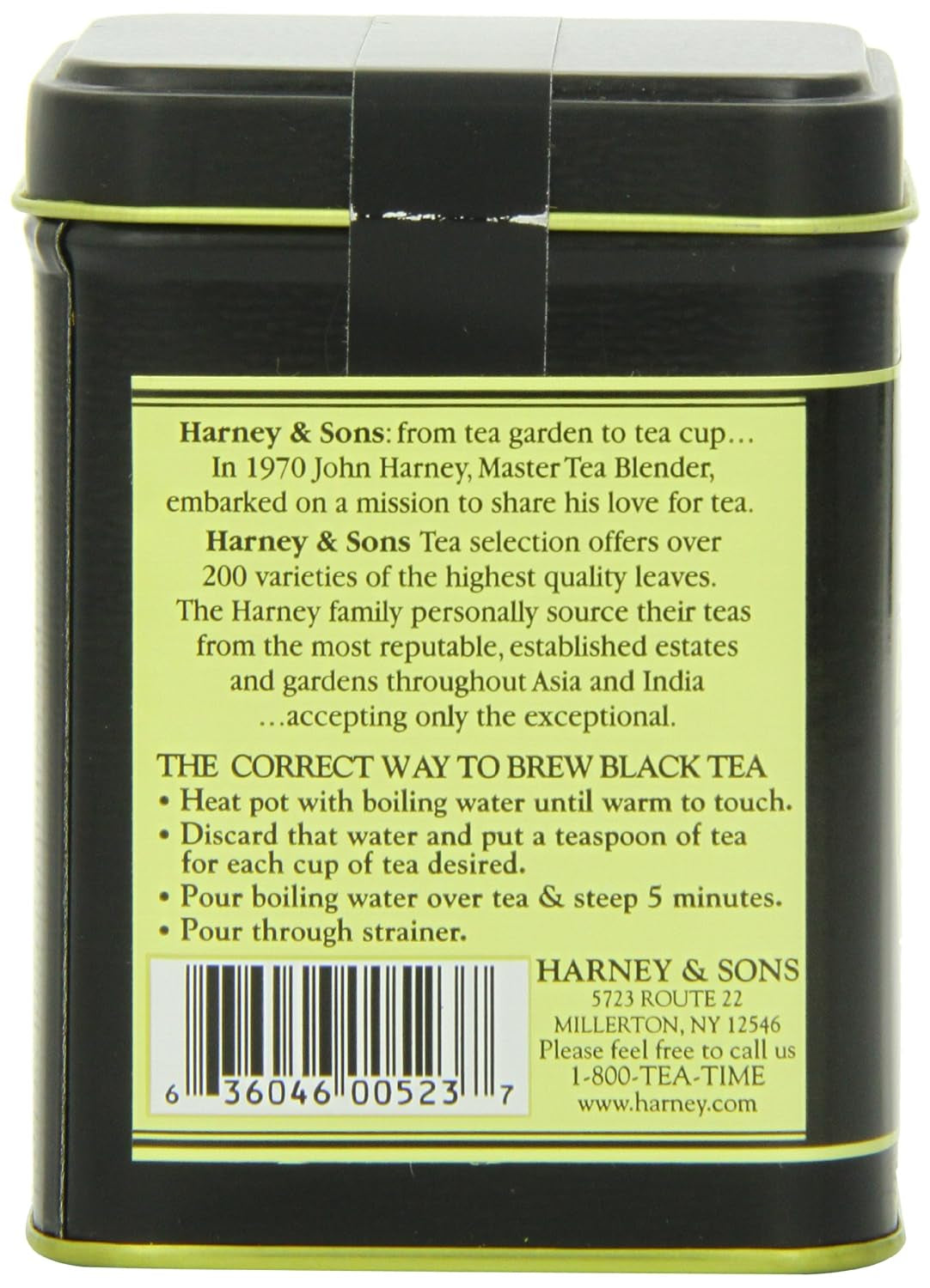 Hot Cinnamon Spice, Loose Leaf Black Tea, 4 Ounce Tin