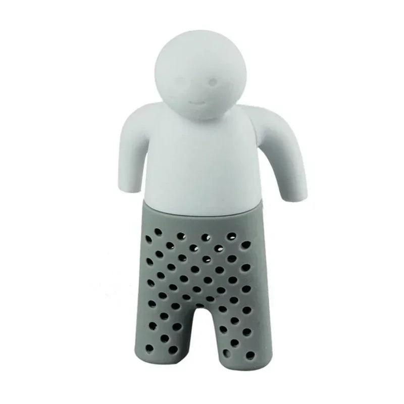 New Mr. Tea Man Model Tea Infuser Food Grade Silicone Tea Infuser Tea Leak Tea Filter Tea Bag