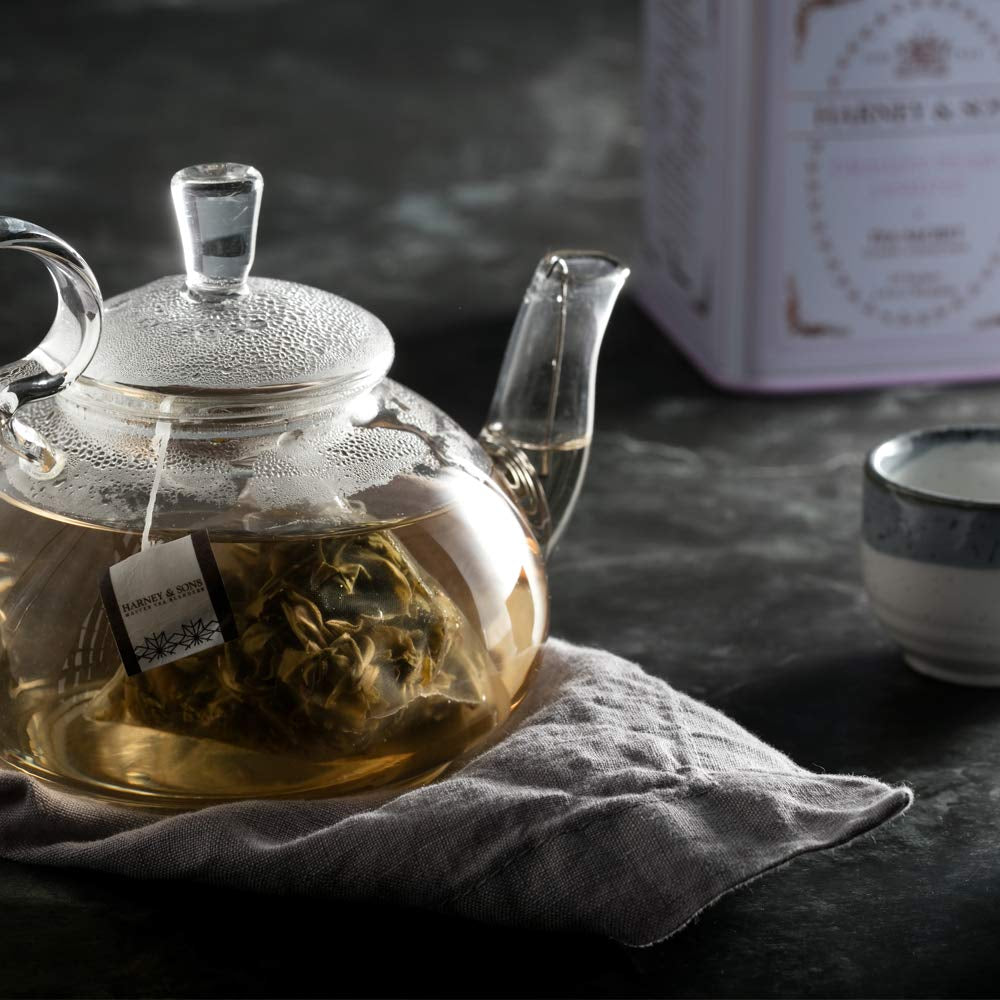 Dragon Pearl Jasmine Tea, 20 Count(Pack of 1) | Green Tea Scented with Jasmine Flowers for a Delicate Floral Aroma. Contains Caffeine.