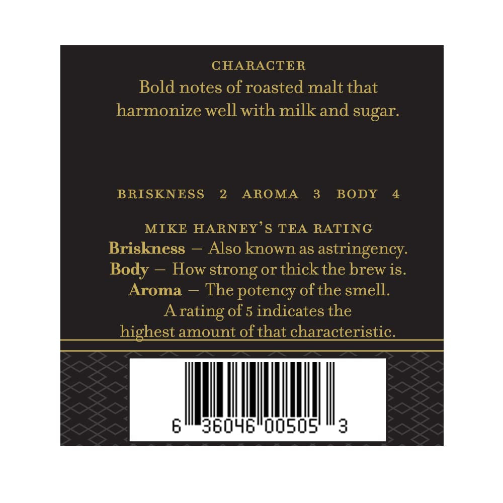 Harney and Sons Irish Breakfast Tea | 4Oz Tin 100% Assam Black Tea Loose Leaf, Bold Breakfast Tea