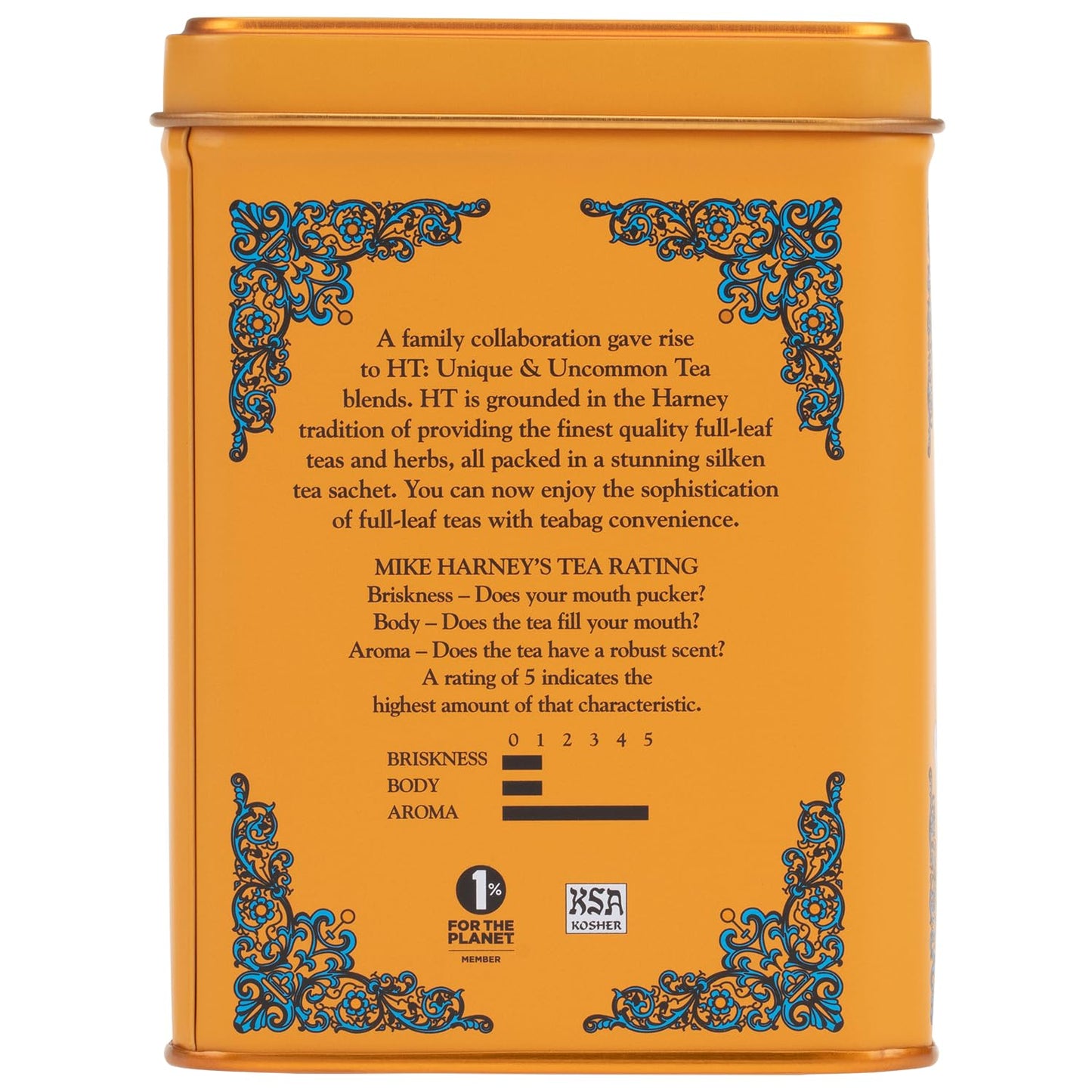 Harney and Sons Decaf Hot Cinnamon , Decaf Flavored Black 20 Sachets per Tin 1.4Oz | Decaffeinated Black Tea, Cinnamon, Orange Peel & Cloves, Naturally Sweet