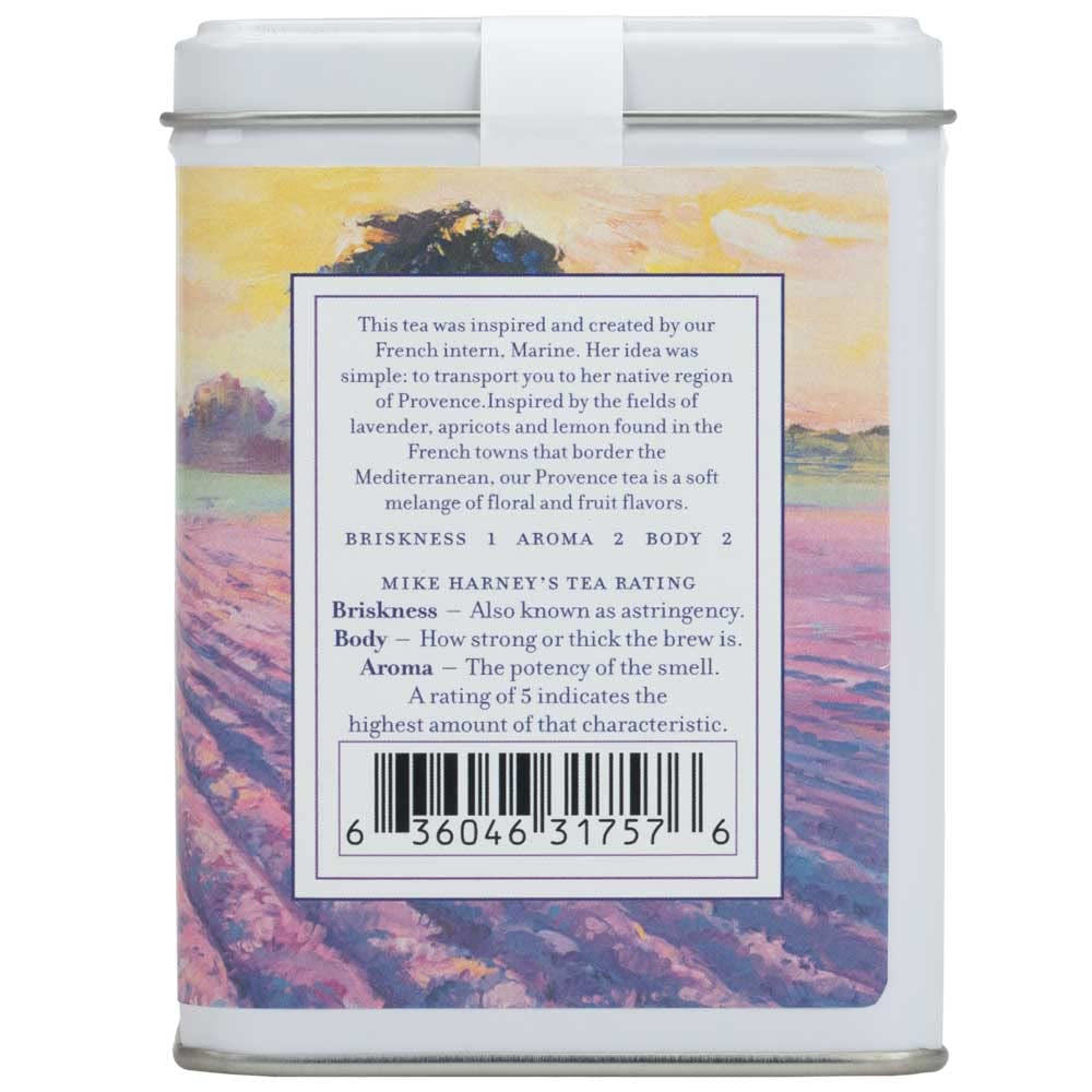 Provence Tea, White Tea with Flavors of Apricot, Lemon and Lavender, (Pack of 2)