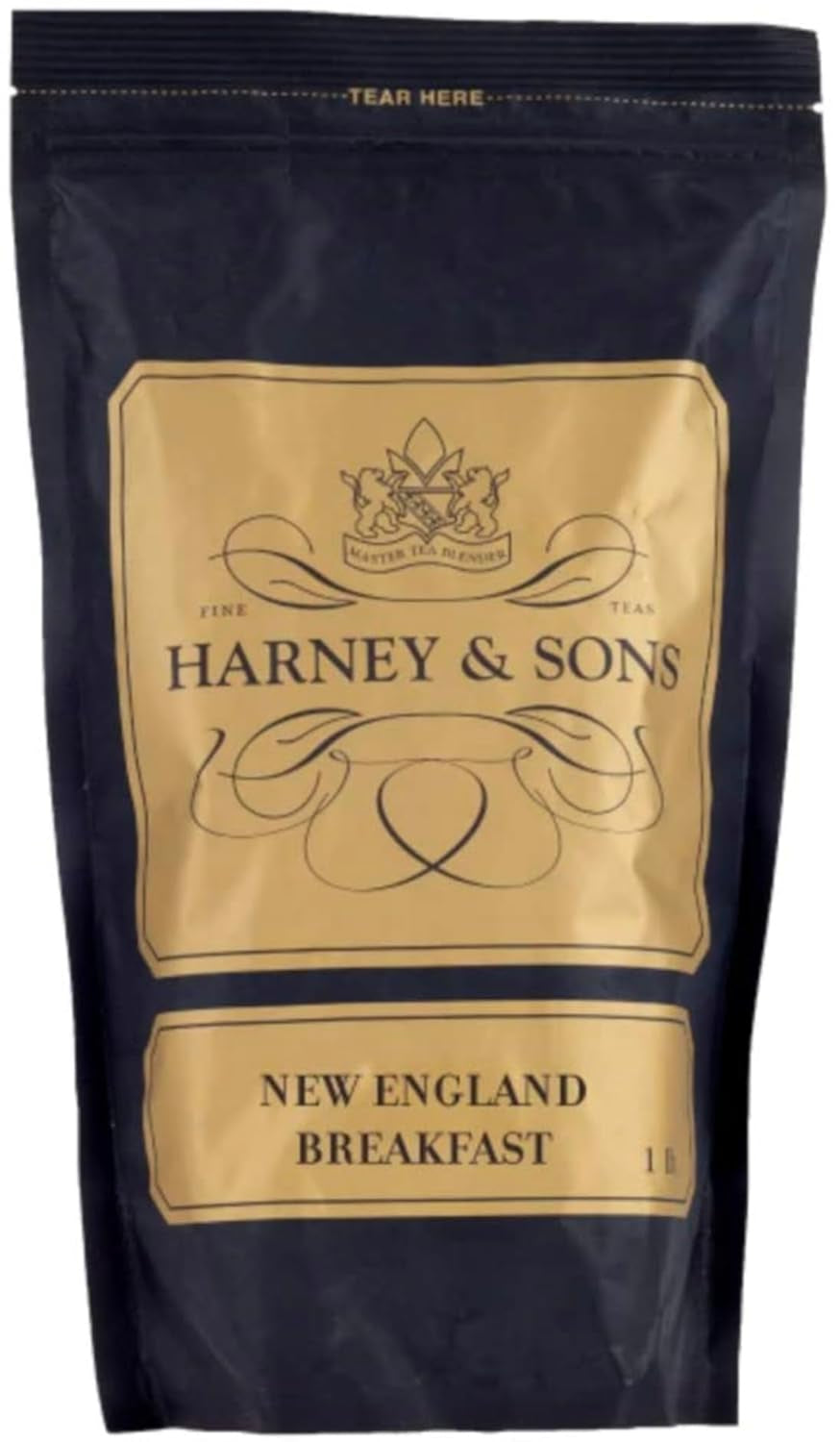 New England Breakfast Loose Leaf Black Tea – Maple Flavored Breakfast Tea, Caffeinated, 16 Oz Bag
