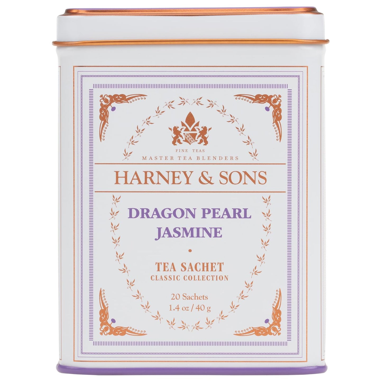Dragon Pearl Jasmine Tea, 20 Count(Pack of 1) | Green Tea Scented with Jasmine Flowers for a Delicate Floral Aroma. Contains Caffeine.