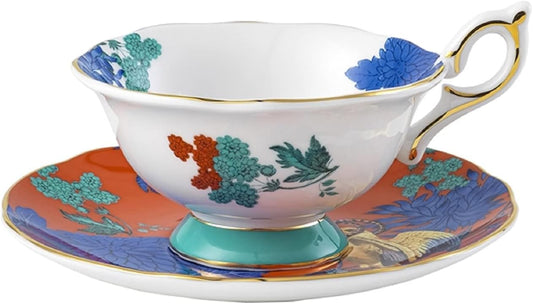 Wonderlust Golden Parrot Teacup & Saucer