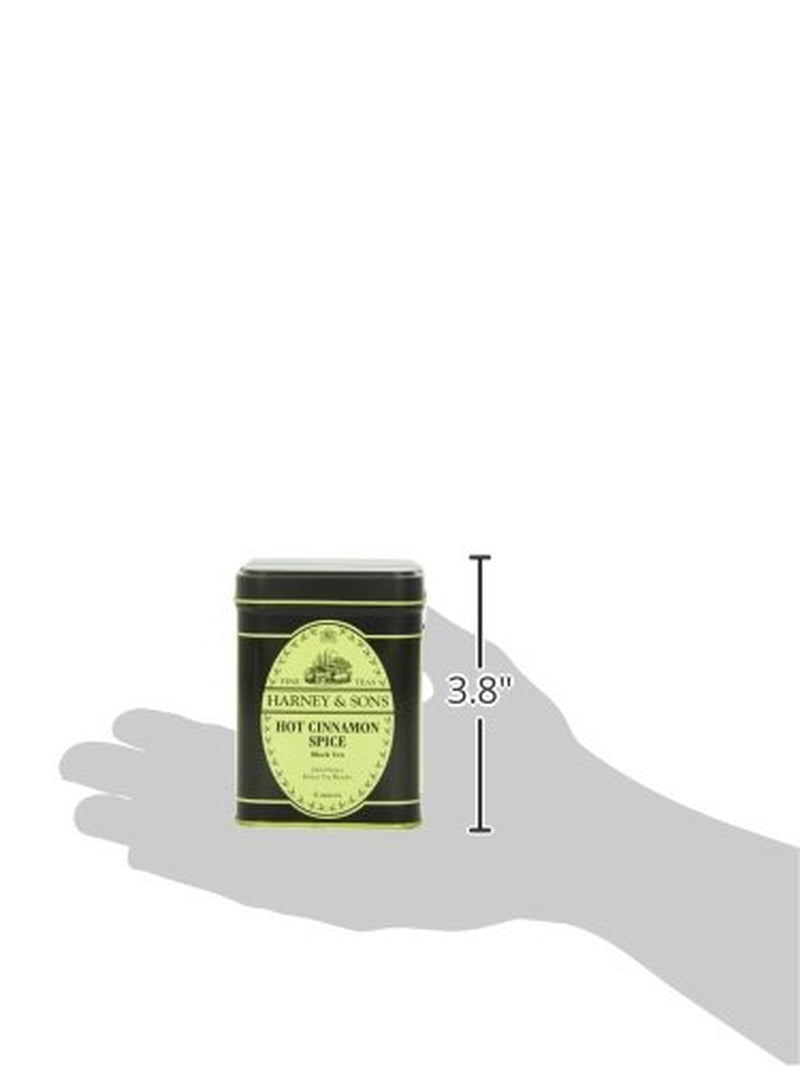 Hot Cinnamon Spice, Loose Leaf Black Tea, 4 Ounce Tin